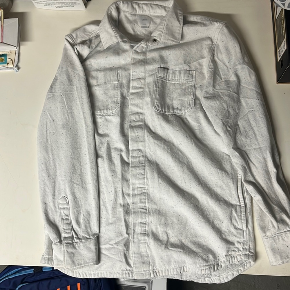 NWOT Vans White Fordman Shirt